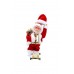 Kaykay Yapan Müzikli Işıklı Ve Hareketli Noel Baba - 30x14cm
